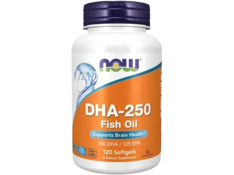 NOW FOODS DHA 250mg, kapsułki miękkie