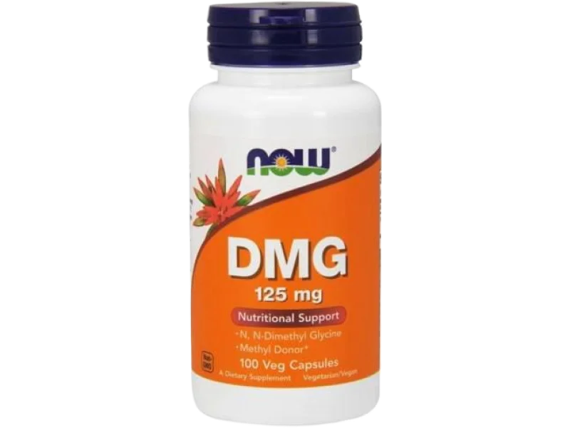NOW FOODS DMG, kapsułki, 125 mg