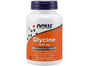 NOW Foods Glicyna 1000 mg, kapsułki, 1000 mg
