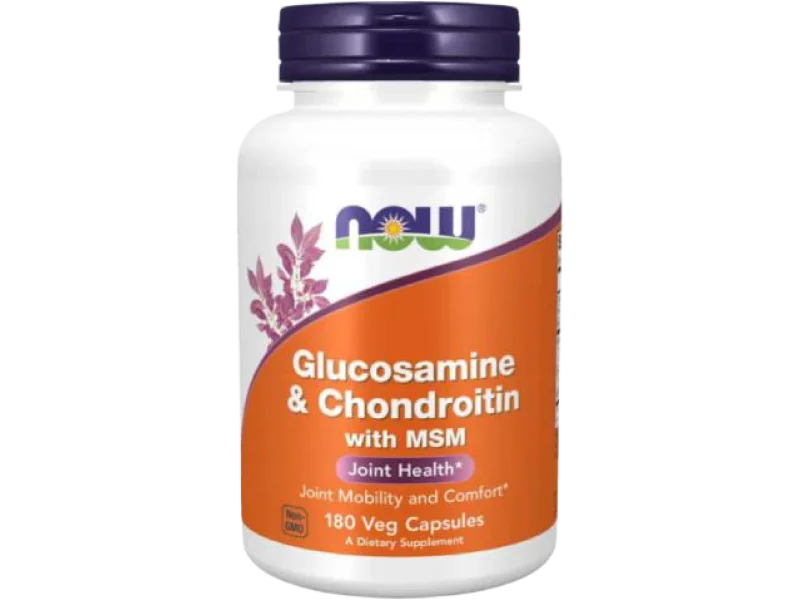 Now Foods Glucosamine & Chondroitin with MSM, kapsułki
