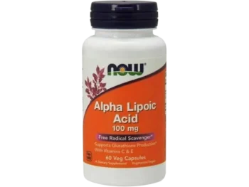 Zdjęcie produktu NOW FOODS Kwas Alfa-Liponowy, kapsułki, 100 mg