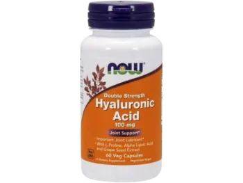 Zdjęcie produktu Now Foods Kwas hialuronowy + L-prolina, kapsułki, 100 mg