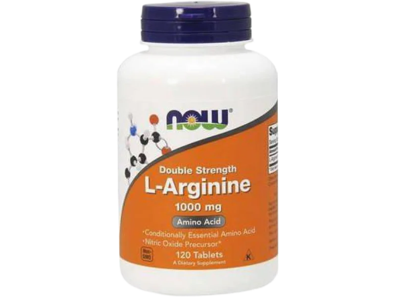 Now Foods L-Arginina, tabletki, 1000 mg