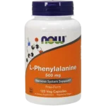 NOW FOODS L-Fenyloalanina, kapsułki, 500 mg