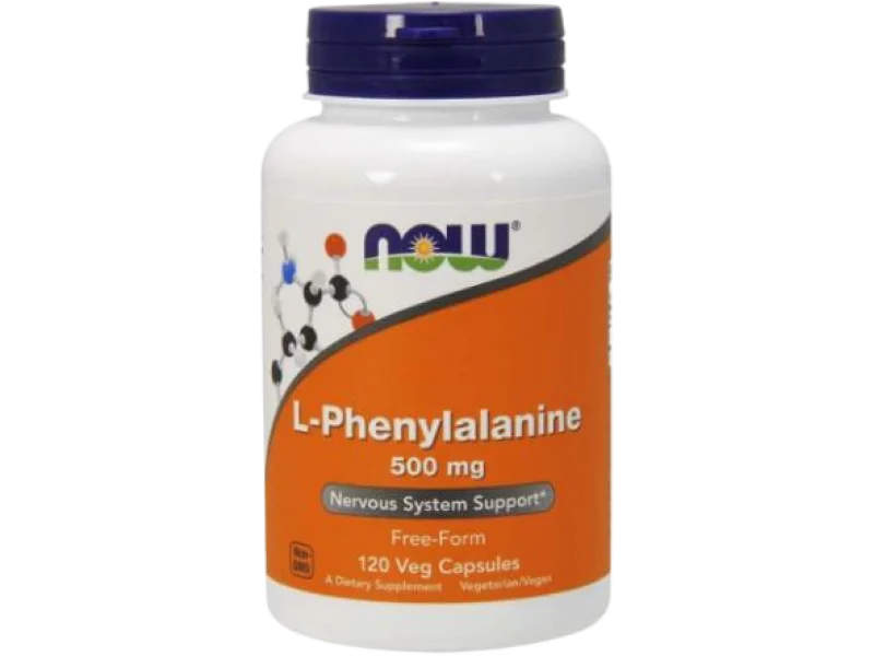 NOW FOODS L-Fenyloalanina, kapsułki, 500 mg