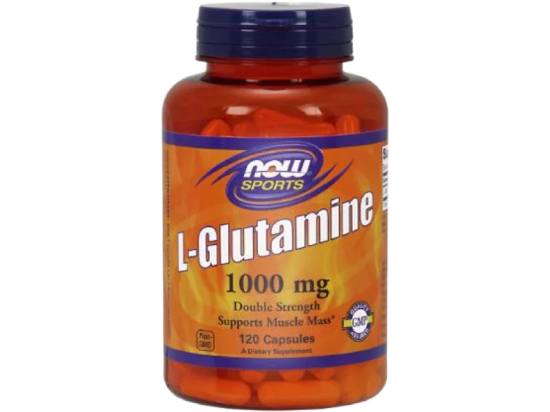 NOW Foods L-Glutamina, kapsułki, 1000 mg