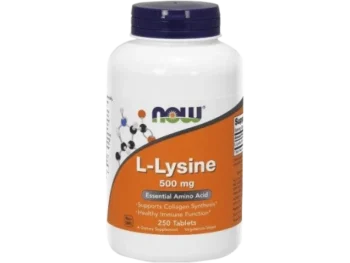 Zdjęcie produktu NOW FOODS L-LYSINE 500mg, tabletki, 500 mg