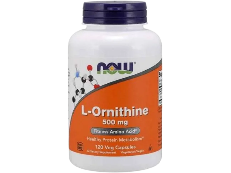 NOW FOODS L-Ornityna, kapsułki, 500 mg