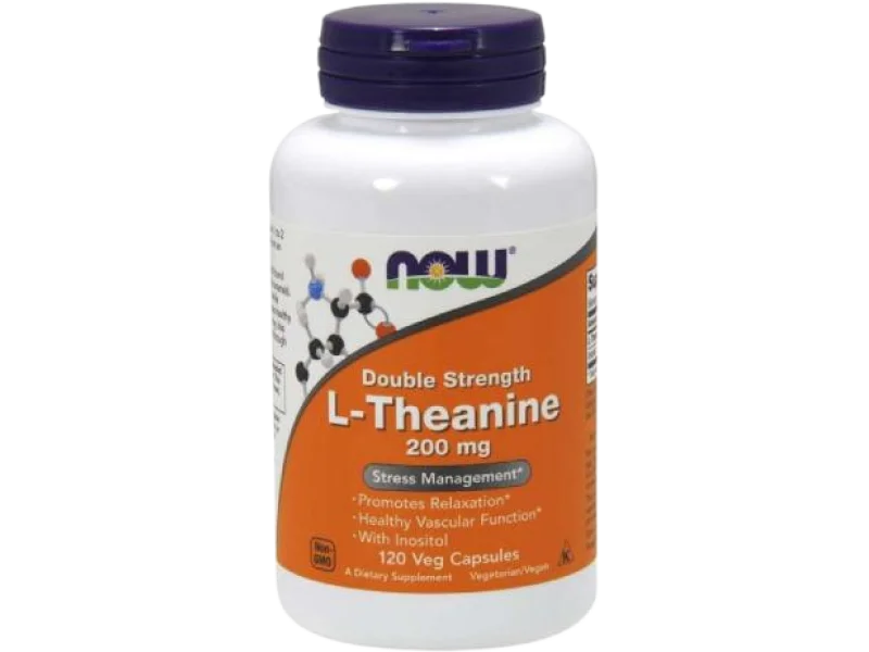 NOW FOODS L-Theanine, kapsułki, 200 mg
