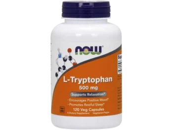 Zdjęcie produktu NOW Foods L-Tryptophan, kapsułki, 500 mg