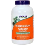 NOW FOODS Magnesium Citrate – Cytrynian Magnezu, kapsułki