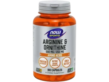Zdjęcie produktu NOW FOODS Sports Arginine & Ornithine 500mg, kapsułki