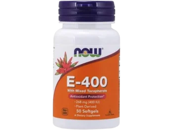 Zdjęcie produktu Now Foods Witamina E 400 j.m., kapsułki miękkie, 400 j.m.