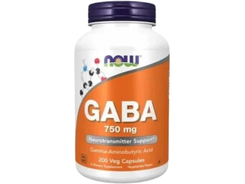NOW GABA 750mg, kapsułki, 750 mg