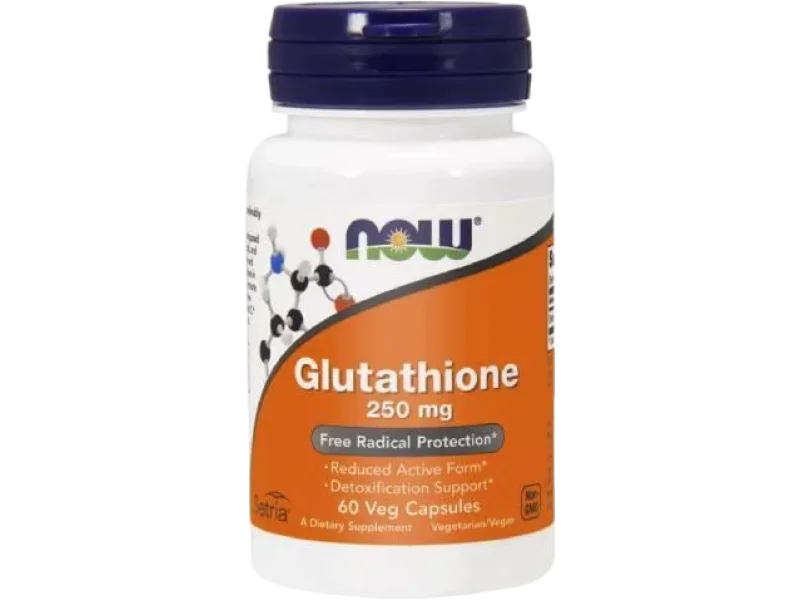 NOW Glutathione, kapsułki, 250 mg