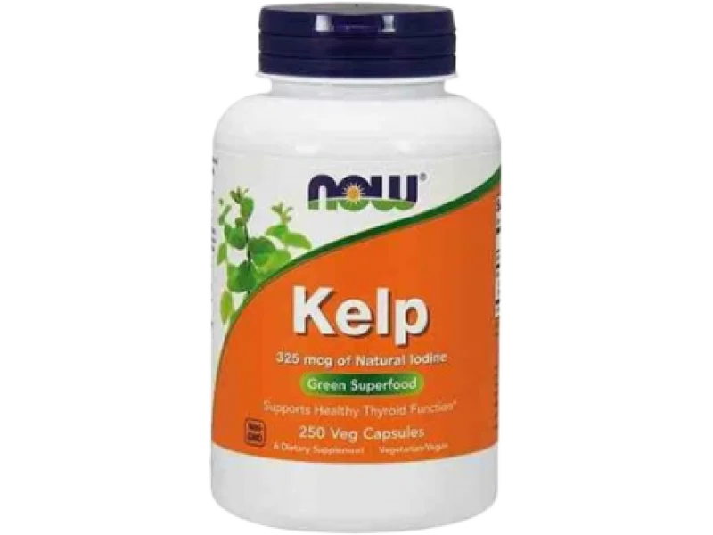 NOW Kelp, kapsułki, 325 mcg
