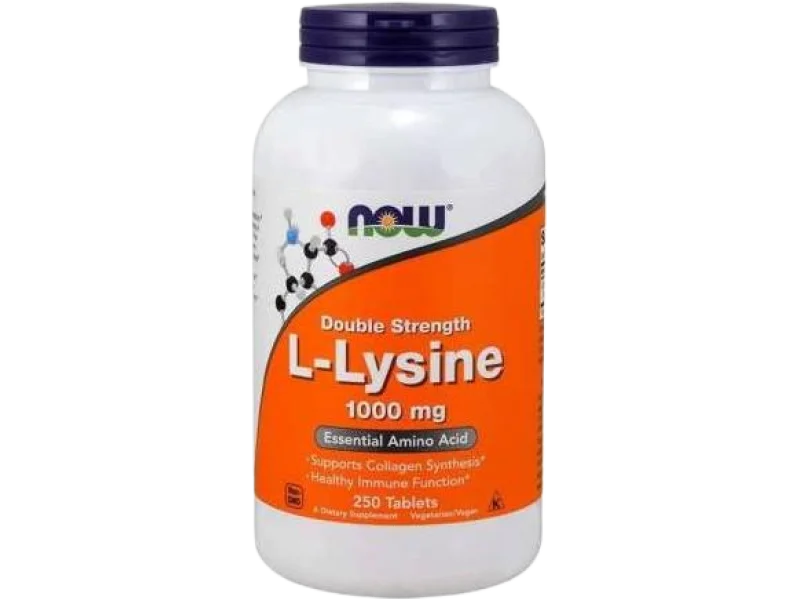 NOW L-Lysine, tabletki, 1000 mg