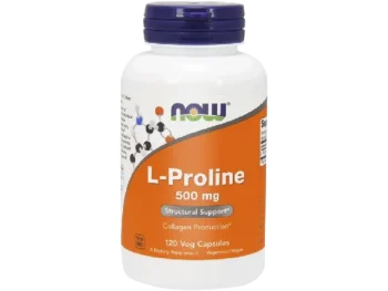 Zdjęcie produktu NOW L-Proline 500mg, kapsułki, 500 mg