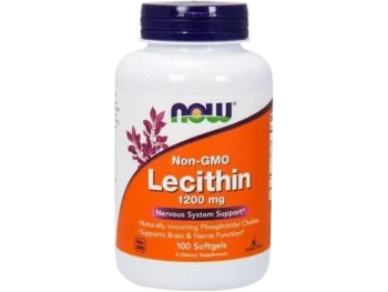 Zdjęcie produktu NOW Lecithin, kapsułki miękkie, 1200 mg