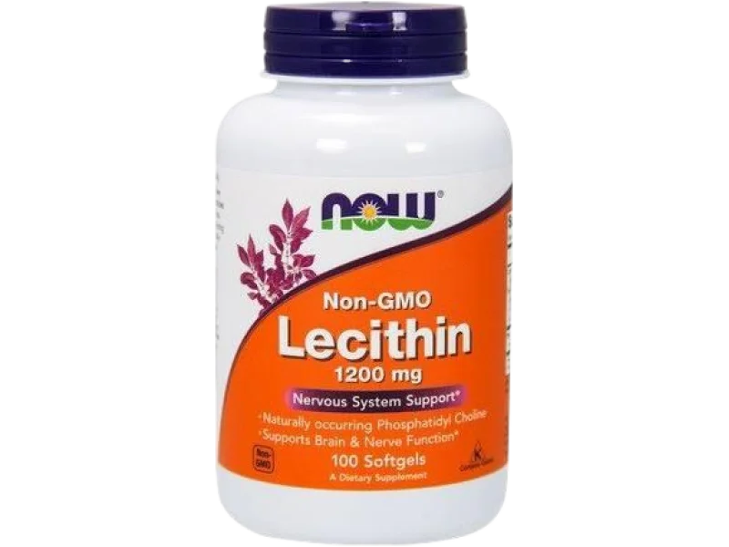 NOW Lecithin, kapsułki miękkie, 1200 mg