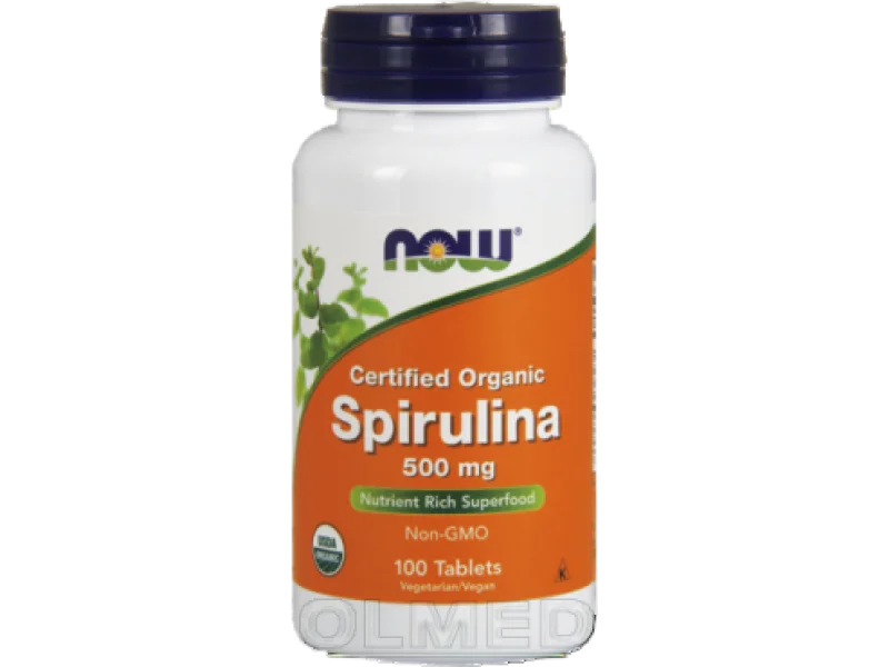 NOW Spirulina, tabletki, 500 mg