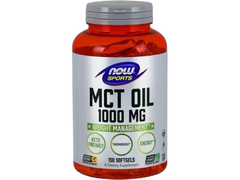 NOW SPORTS MCT Oil, kapsułki miękkie, 1000 mg