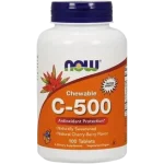 Now Witamina C 500 mg z Dziką różą, tabletki, 500 mg
