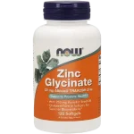Now Zinc Glycinate, kapsułki miękkie, 30 mg