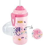NUK FLEXI CUP Kameleon kubek niekapek z silikonową słomką zmieniający kolor