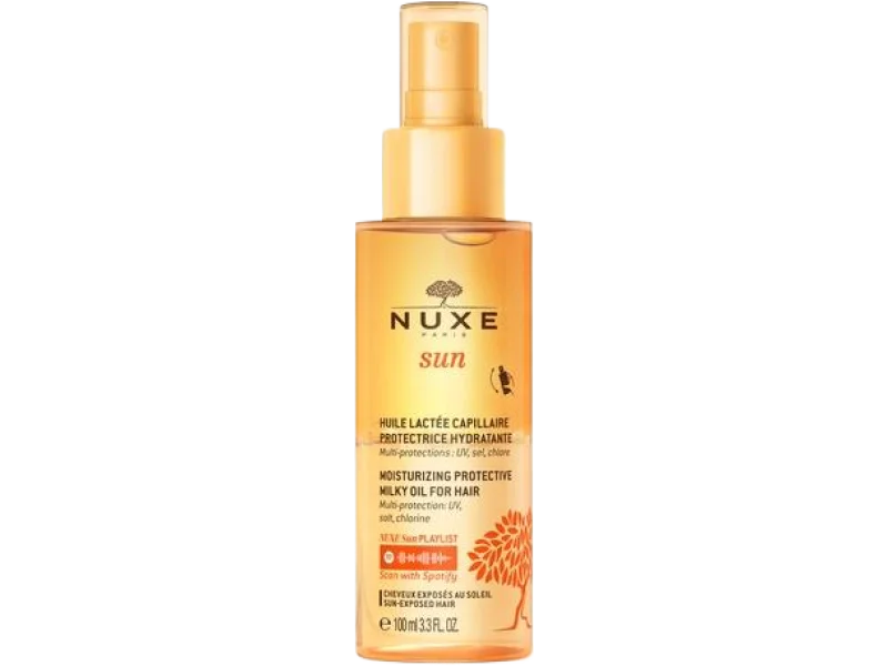 NUXE Sun Dwufazowy Ochronny Olejek do włosów, spray