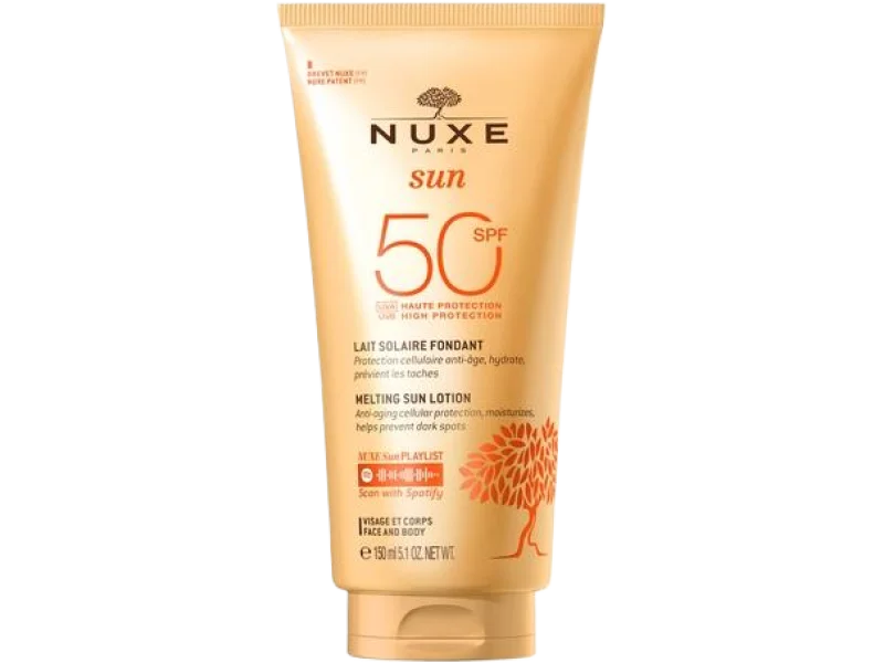 NUXE Sun mleczko do opalania, twarz i ciało SPF 50