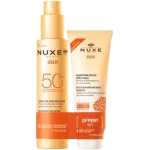 NUXE Sun Zestaw mleczko do opalania twarzy i ciała SPF50 + żel pod prysznic po opalaniu