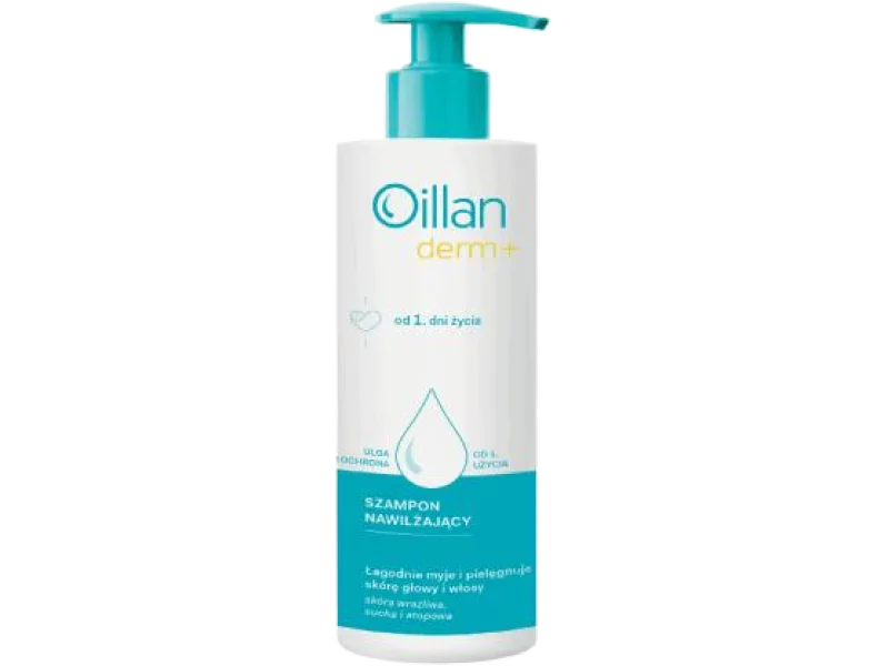 OILLAN Derm+ Szampon nawilżający
