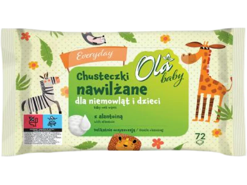OLA BABY Chusteczki nawilżane dla dzieci Everyday