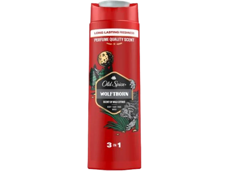 Old Spice Wolfthorn Żel pod prysznic i szampon dla mężczyzn, żel
