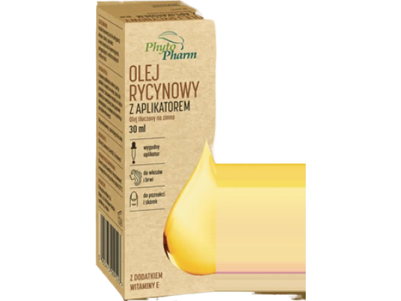 Olej rycynowy z aplikatorem, olejek