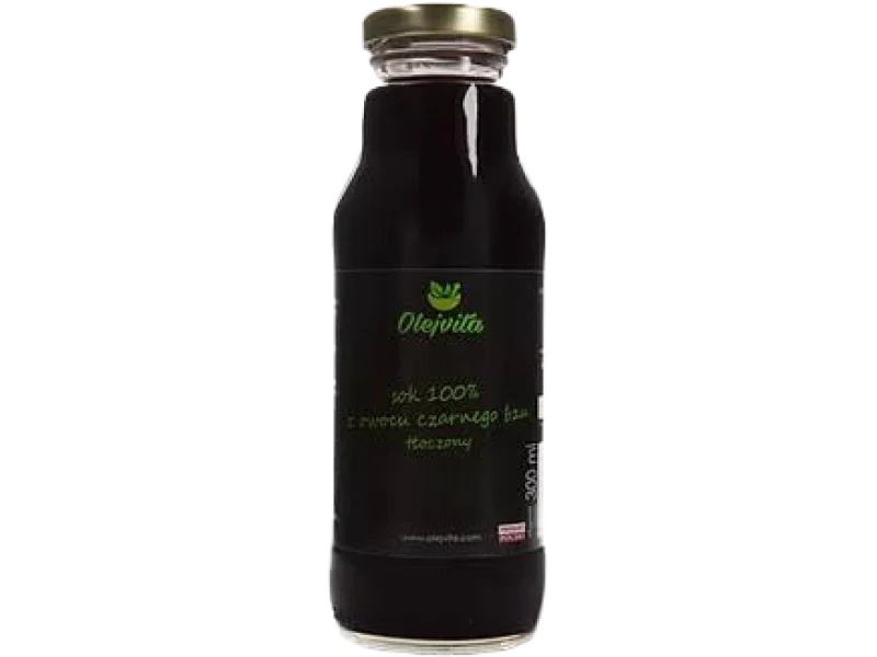 OLEJVITA Sok 100% z owocu czarnego bzu – tłoczony, płyn