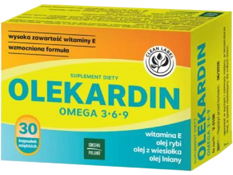 Olekardin – Omega 3-6-9, kapsułki