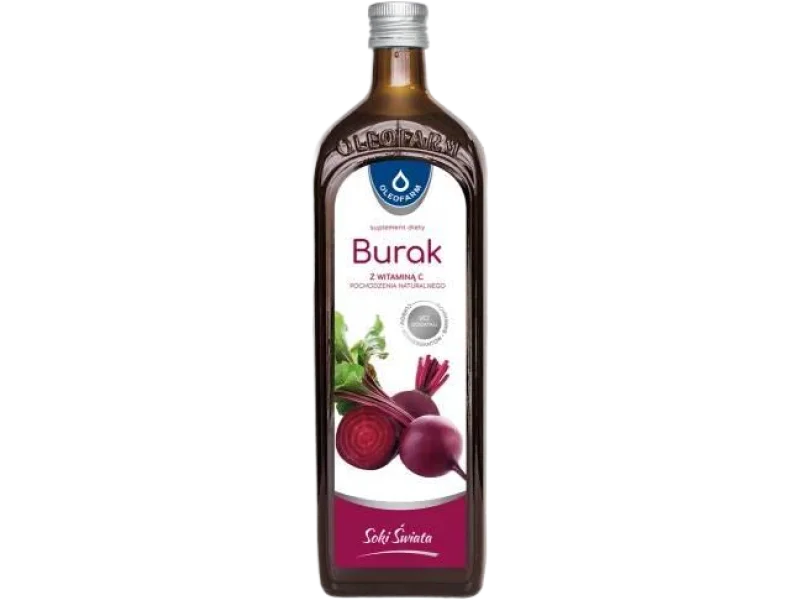 Oleofarm Burak z witaminą C pochodzenia naturalnego, płyn, 18 mg