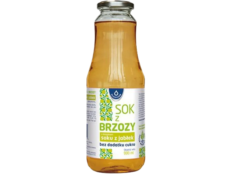 OLEOFARM Sok z Brzozy z dodatkiem soku z jabłek, płyn