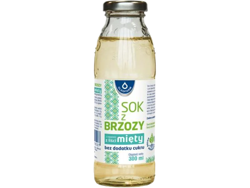 OLEOFARM Sok z brzozy z miętą, płyn