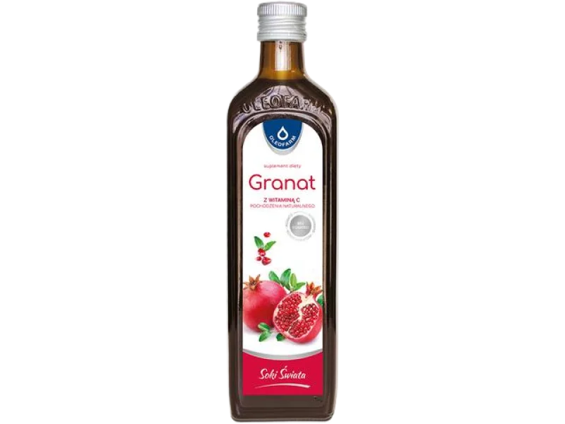Oleofarm Sok z owoców granatu z naturalną witaminą C, płyn