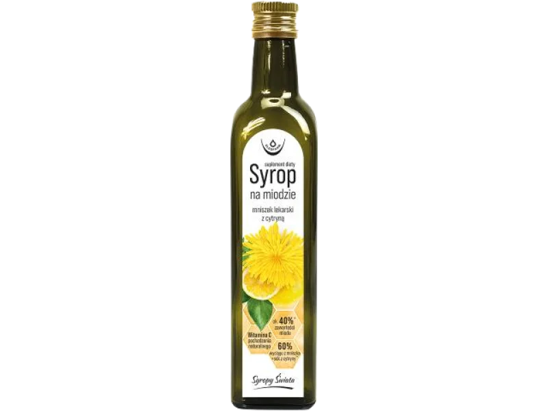 OLEOFARM Syrop na miodzie mniszek lekarski z cytryną