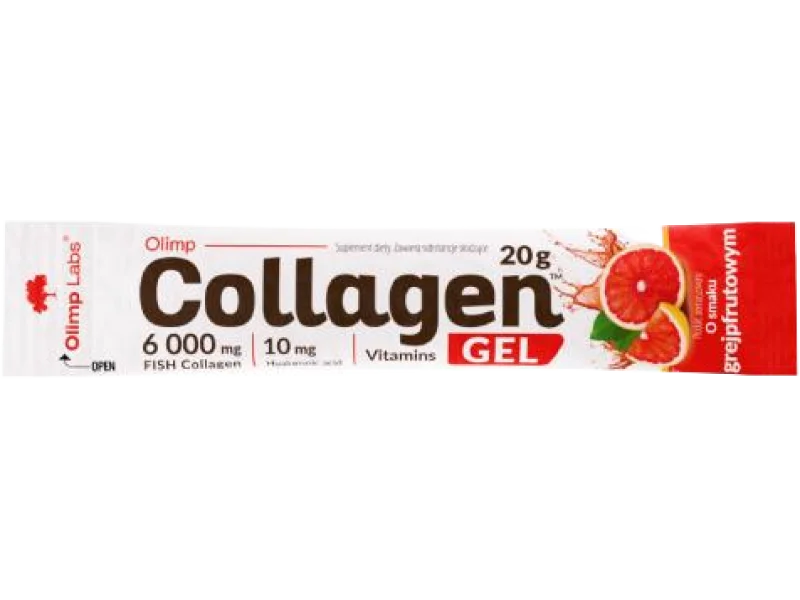 Olimp Collagen Gel o smaku grejpfrut, żel