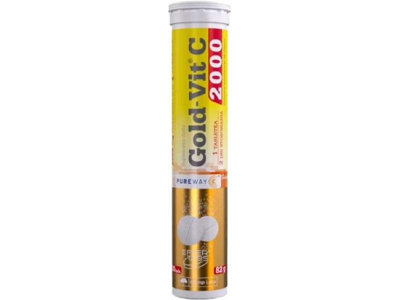 Olimp GOLD-VIT C 2000 cytryna, tabletki musujące, 1000 mg