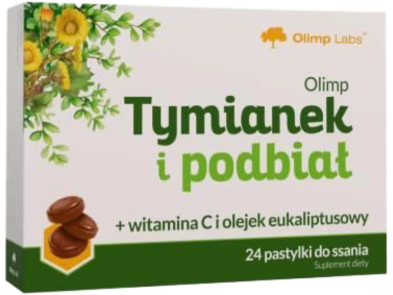 Olimp Tymianek i Podbiał, pastylki do ssania