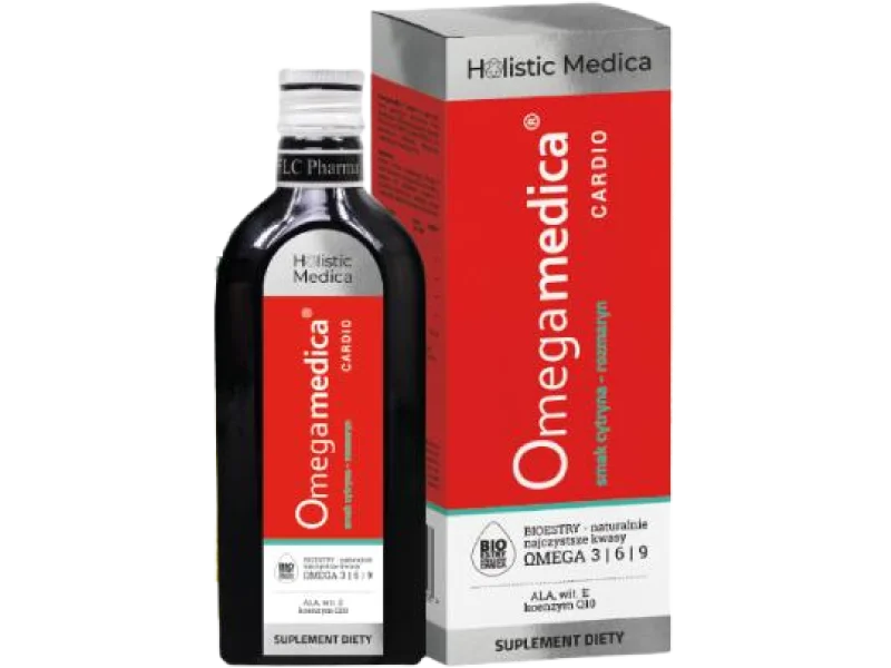 OMEGAMEDICA Cardio – wsparcie układu krążenia cytryna-rozmaryn, płyn