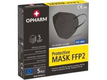 Zdjęcie produktu OPHARM Maska Ochronna FFP2 czarna