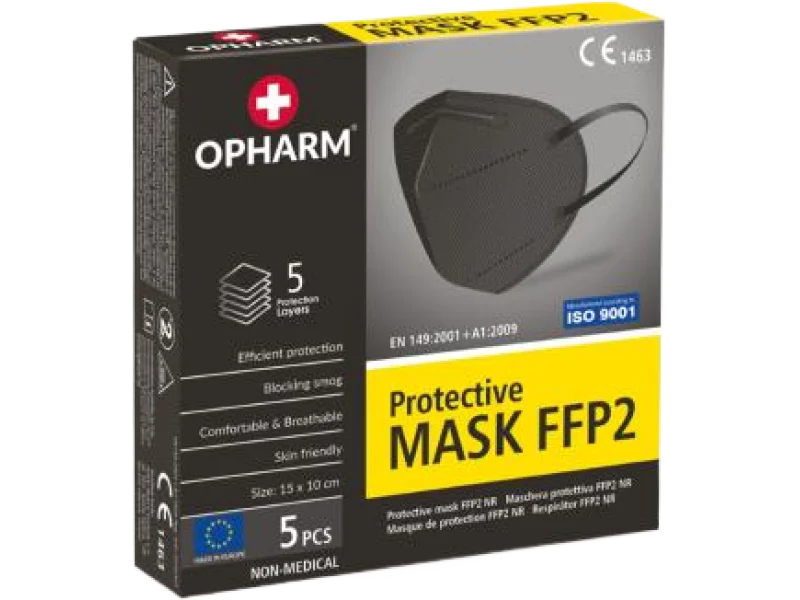 OPHARM Maska Ochronna FFP2 czarna
