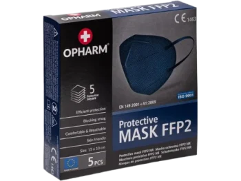 OPHARM Maska Ochronna FFP2 granatowa